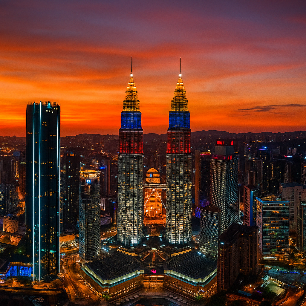 kuala lumpur klcc malaysia sunset e1758442371357